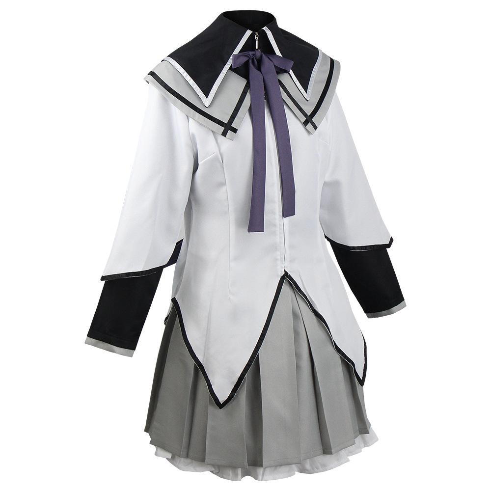 Anime Akemi Homura Cosplay Costume Fighting Uniform Stockings  Akemi Homura Outfits