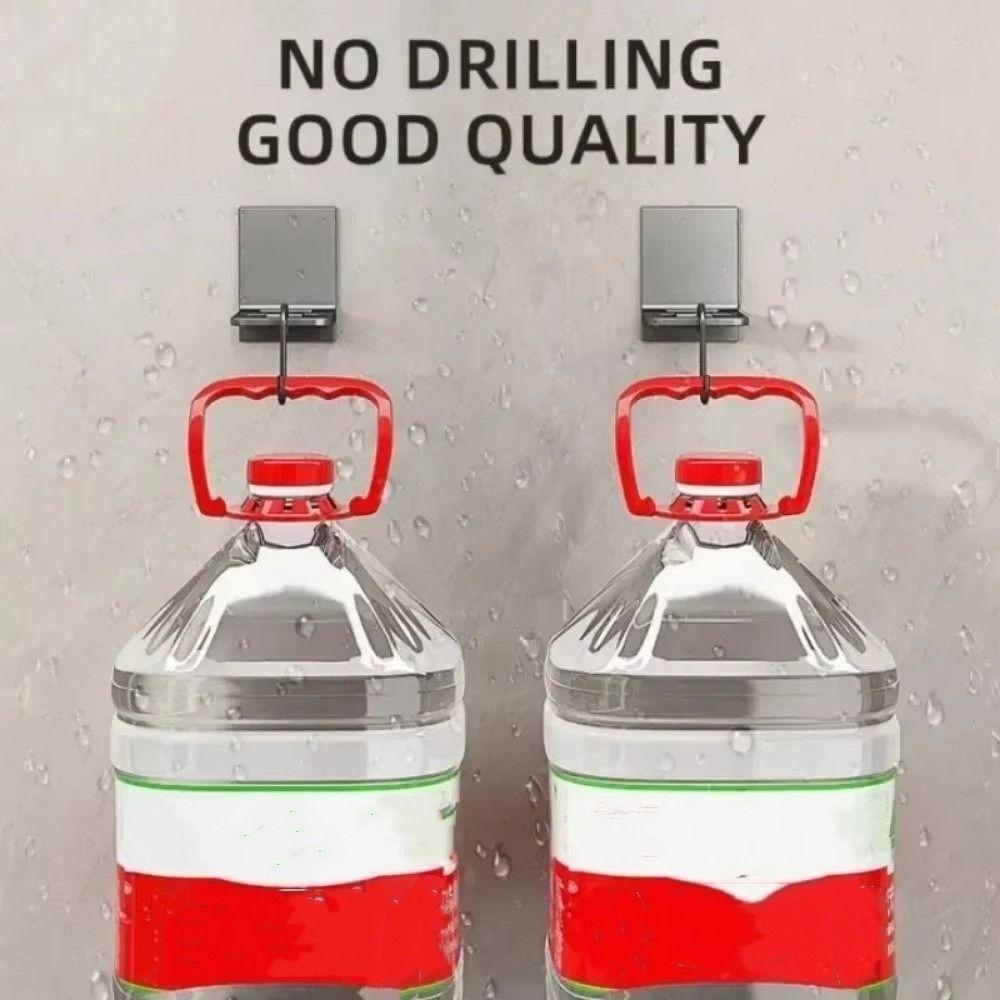 1/2PCS No Drill Shower Gel Bottle Rack Adjustable Soap Dispenser Holders New Shampoo Hanger Hooks