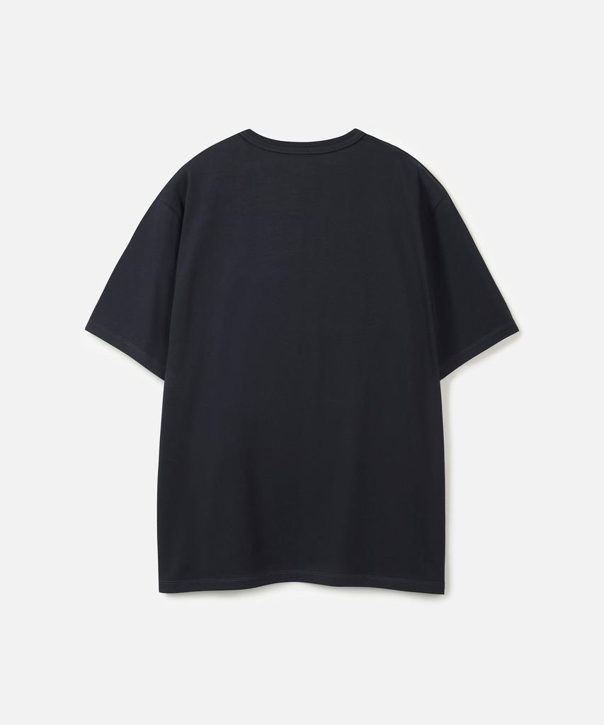 247Silijeu Supima 40S Askin Double Knee T-Shirt Dark Navy
