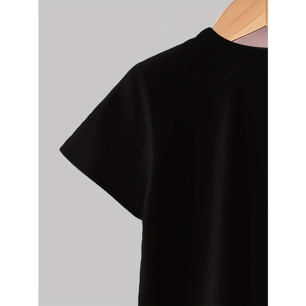 Boys Fashion 3D Printed Casual Pullover Short Sleeve Shorts T Sweatshirt, BoysOutdoor T-Shirt shorts Set, Perfect for Outdoor