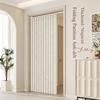 Stilvolle Elegante Faltür Vorhang Ohne Bohren Design Heimdekoration Privatsphäre Bessere Raumtrennung