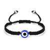 Vintage Blue Eyes Demon Eye Halskjede Armbånd for kvinner Sølv Armbånd Tilbehør Smykker Gaver