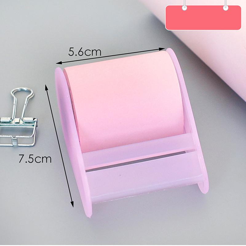 Kawaii Roller Memo Pad Sticky Note Set Refillable Adhesive Paper 8M Length School Supplies Bookmark Notebook Stationery Stickers