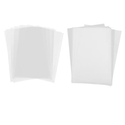 10 Stück Schrumpffolie DIY Folienbögen Leere Schrumpffolie Papier Ornamente Bedruckbare Bastelartikel Schrumpfpapiere für Kartenherstellung