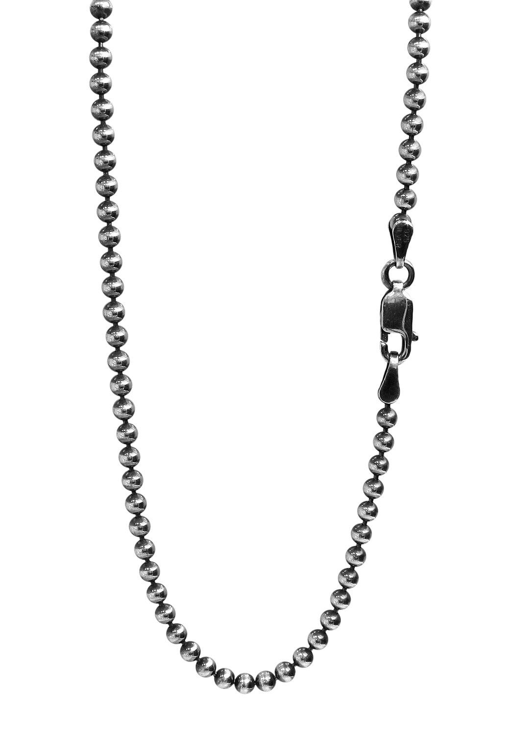 

Gin no Smoked ball length diameter silver necklace necklace chain only [Shinjuku Kura] chain, 45-60cm (60cm), approx. 2.5mm, thin, 925, chain, chain,