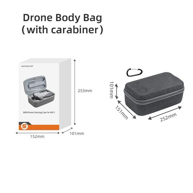 For DJI Air 3 Drone Box Storage Shoulder Bag Carrying Case Handbag for DJI Air 3 Aircraft & RC 2 RC-N2 Remote Control Accessory