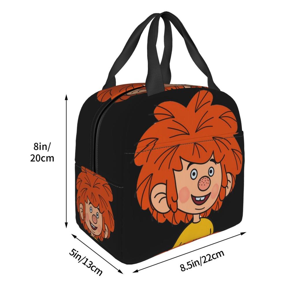 Pumuckl Insulated Lunch Bag for Women Kids Portable Food Boxes Thermal Lunch Box Tote