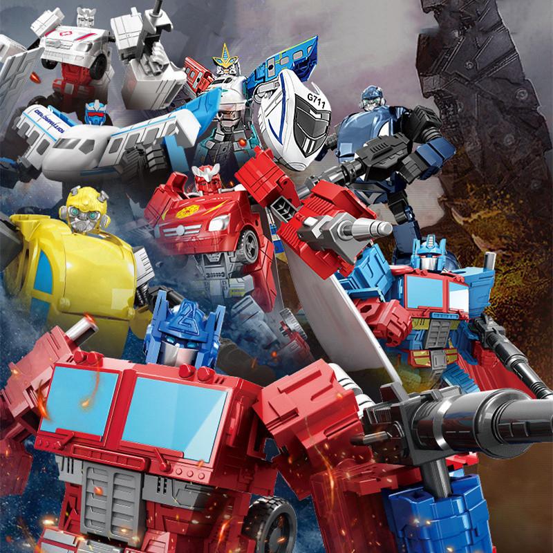 19CM Cool Transformation Toy Robot Car Boy Anime Action Figures Plastic Engineering Model Classic Kids Gift ZZKJ ABS Poseable Articulated Scale