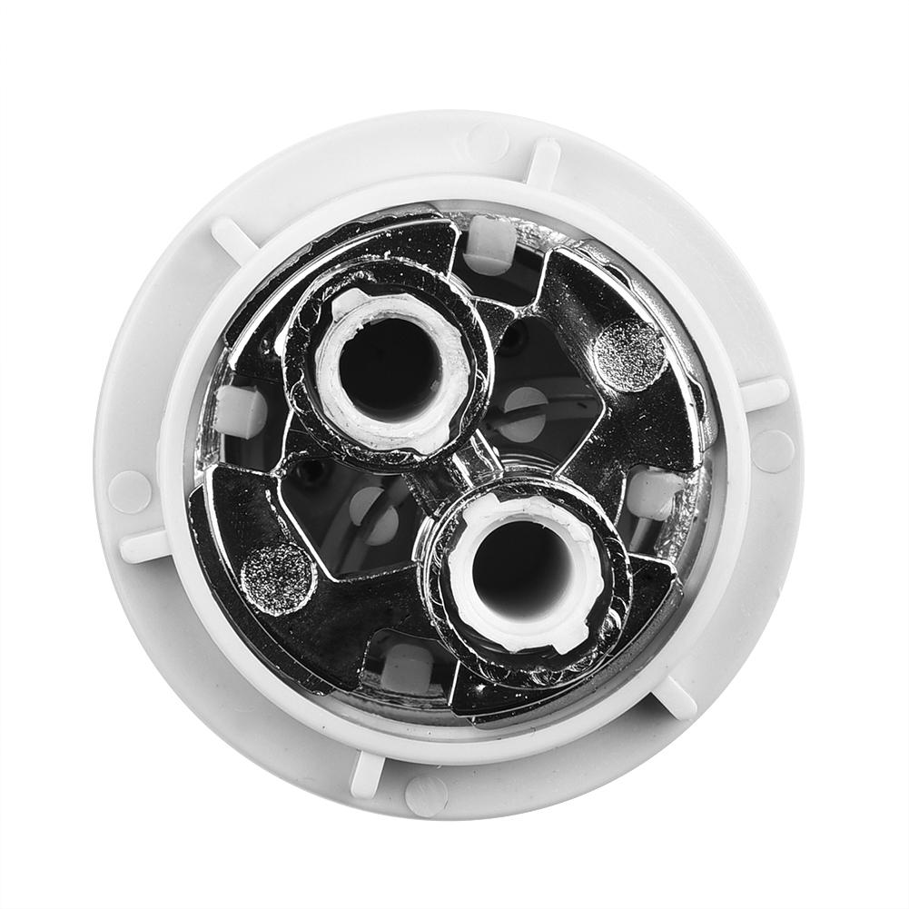 18/18MM Doppeldruckknopf Spülkasten für Toiletten, Doppelte Halbmondform, 1 Stange, Badezimmer Toilettenschalter