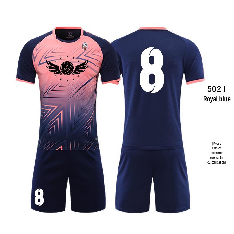 Men's and Women's Plus Size Volleyball Set - Numbered Short Sleeve Jersey for Training and Competition