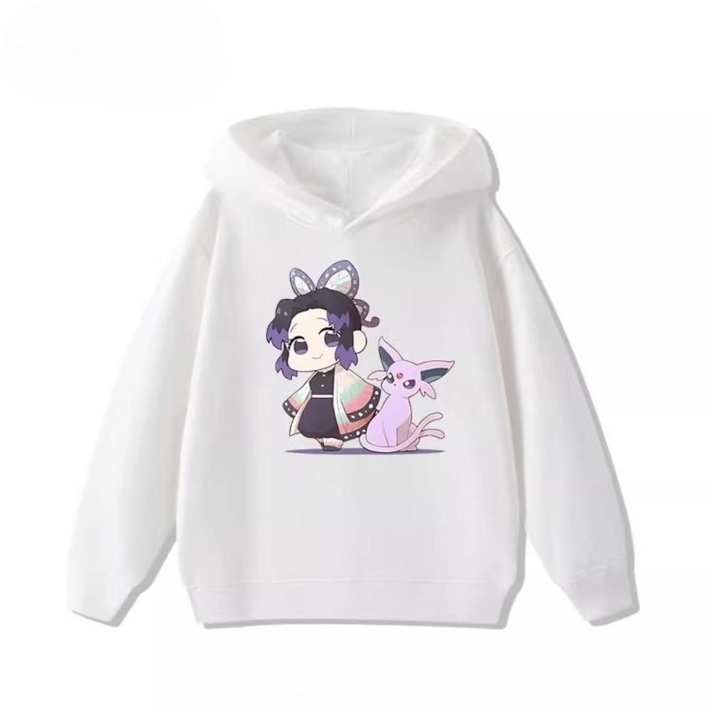 Demon Slayer: Kimetsu No Yaiba Children's Sweatshirts  Cute and Warm Hoodies for Boys and Girls In Autumn and Winter