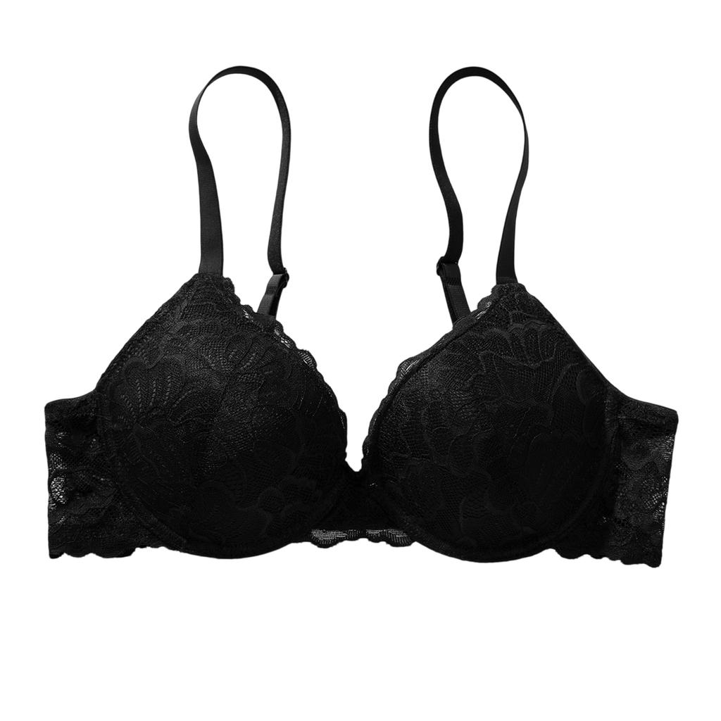 Zeriluna Lace push-up bra Breathable lace material is skin-friendly, soft, and comfortable, available in multiple colors