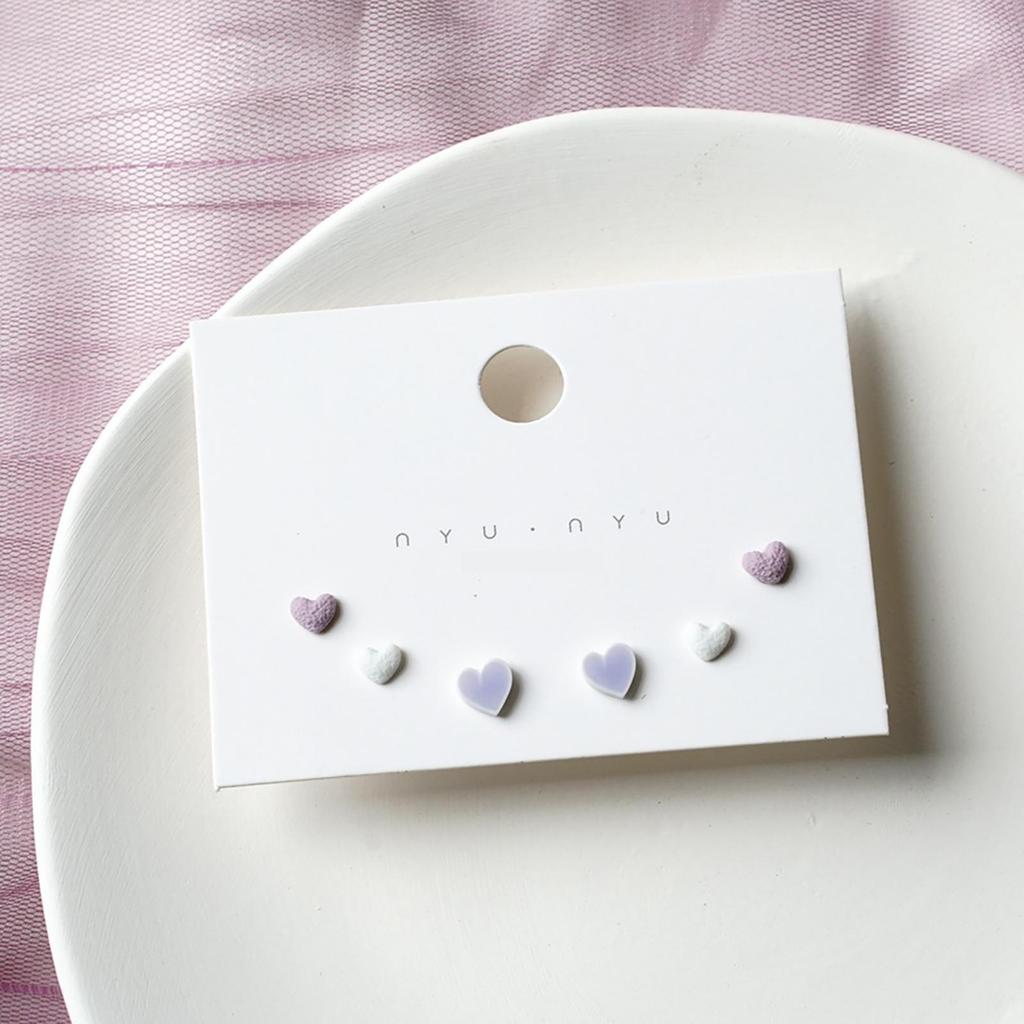 Ceramic Ear Post Stud Earrings Mixed Color Round Flower Star Airplane Universe Planet Earring Girl Women Ear Jewelry