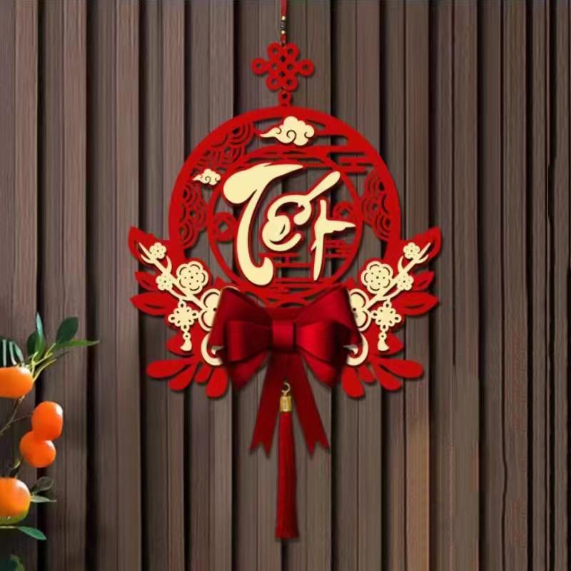Vietnamese Year Hanging Pendants With Tassel Window Door Party Hanging Ornament 2026 Spring Festival Home Decor Accessories