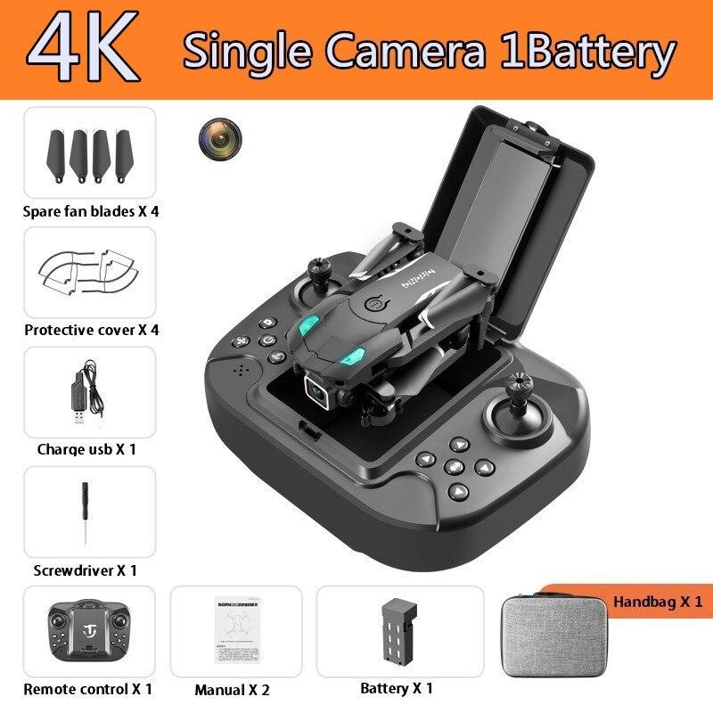 Neue S128 Mini Drone 4K HD Kamera Drei-seitige Hindernis Vermeidung Druck Feste Höhe Professionelle Faltbare Quadcopter Spielzeug