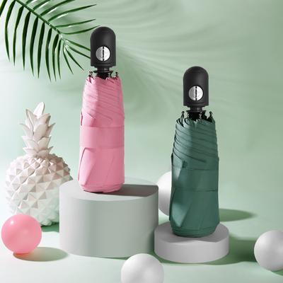 Colorful Mini Umbrella Rain Portable Automatic Umbrella Women Five Folding Sun Umbrella Kids Anti UV Travel Parasol Windproof