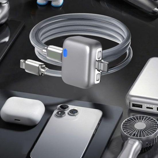 Smart Auto Stop Charging Adapter, Disconnect Charging Cable Protector Power Breaker, Fully Charged Separator, Detaches Power After Complete Charged