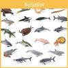 Assorted Ocean Creature Figurines Set With Sharks Turtles Dolphins Penguins And Crabs Ideal For Display And Collecting