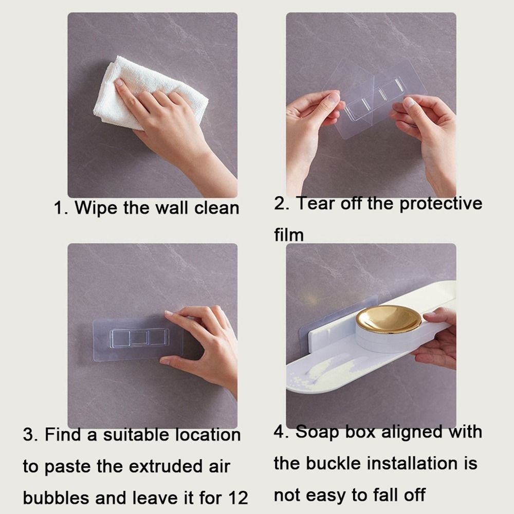 Plastic Draining Soap Box Wall-Mounted Jewelry Storage Rack Bathroom Corner Shelf  Vanity