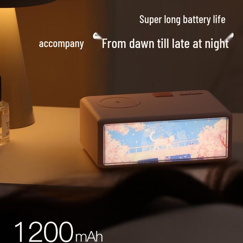 Duiban X30 Desktop Bluetooth Speaker with Light & Wireless Charging (CN Version)