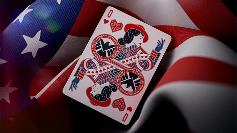Captain America Playing Cards Marvel Captain America Playing Cards by theory11