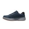 Skechers Mens USA Street Wear Synthetic Leather Lace-Up Thick Sole Soft Comfortable Low-Top Skate Shoes Men Sneaker 211394-NVY