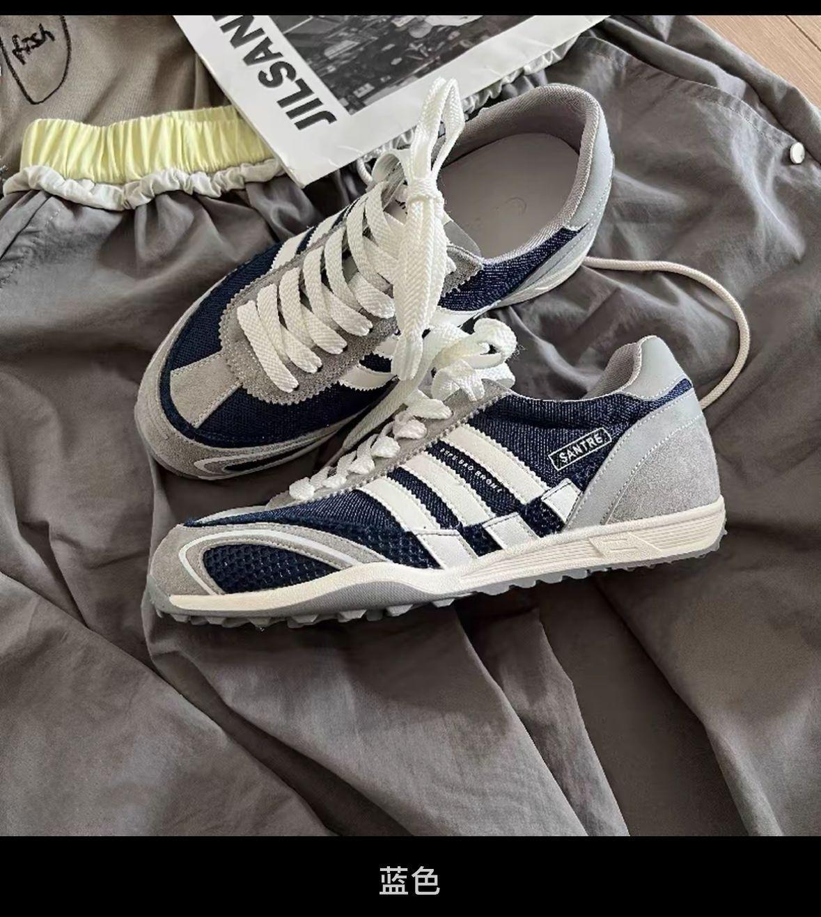 

Ballet style mesh breathable German training shoes women s 2025 new comfortable and lightweight soft-soled sports and leisure Forrest Gump shoes 40 синий