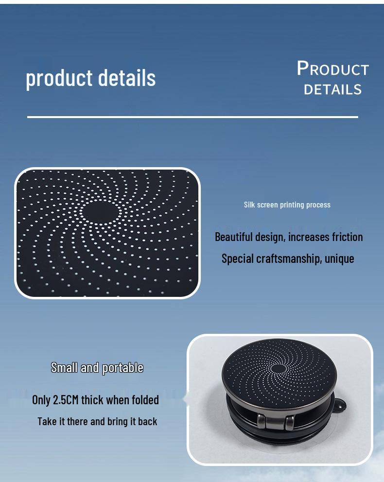 Ultra-Thin 360° Folding Car Phone Holder with MagSafe Magnetic Suction for Navigation and Live Streaming