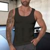 Men's Nylon Anti-static Seamless Body Shaper Vest with Tummy Control