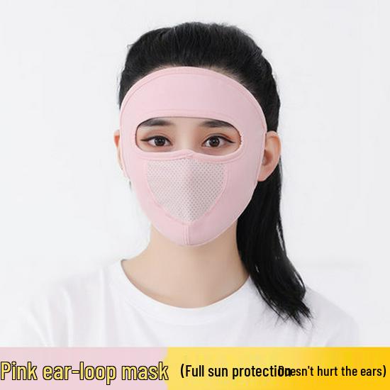 2025 Women's Sun Protection Mask, UV Shield with 3D Hyaluronic Acid, Breathable and Eye Corner Protection, Thin Summer Design