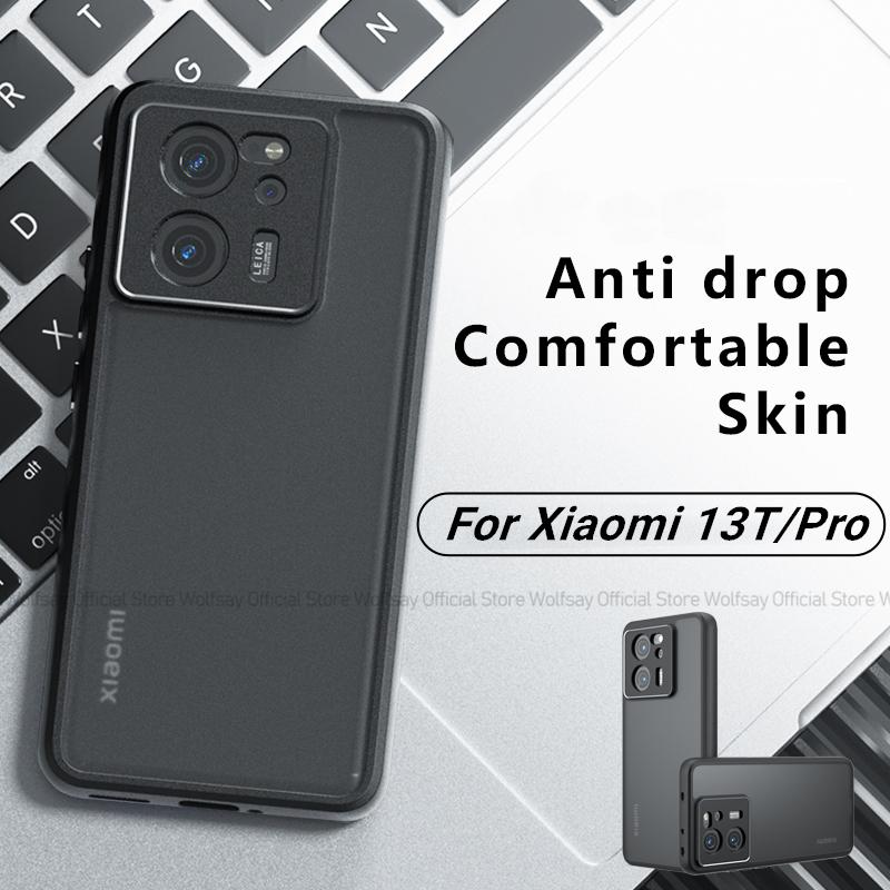 For Xiaomi 13T Pro Case Xiaomi 13T Pro Cover Luxury Matte PC + TPU Shockproof Silicon Protective Phone Back Cover Xiaomi 13T Pro