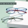 Stylishy Sports Style Anti Blue Light Glasses Stylishable Ultra Light Men's and Women's Flat Lens High-definition Eye Wear