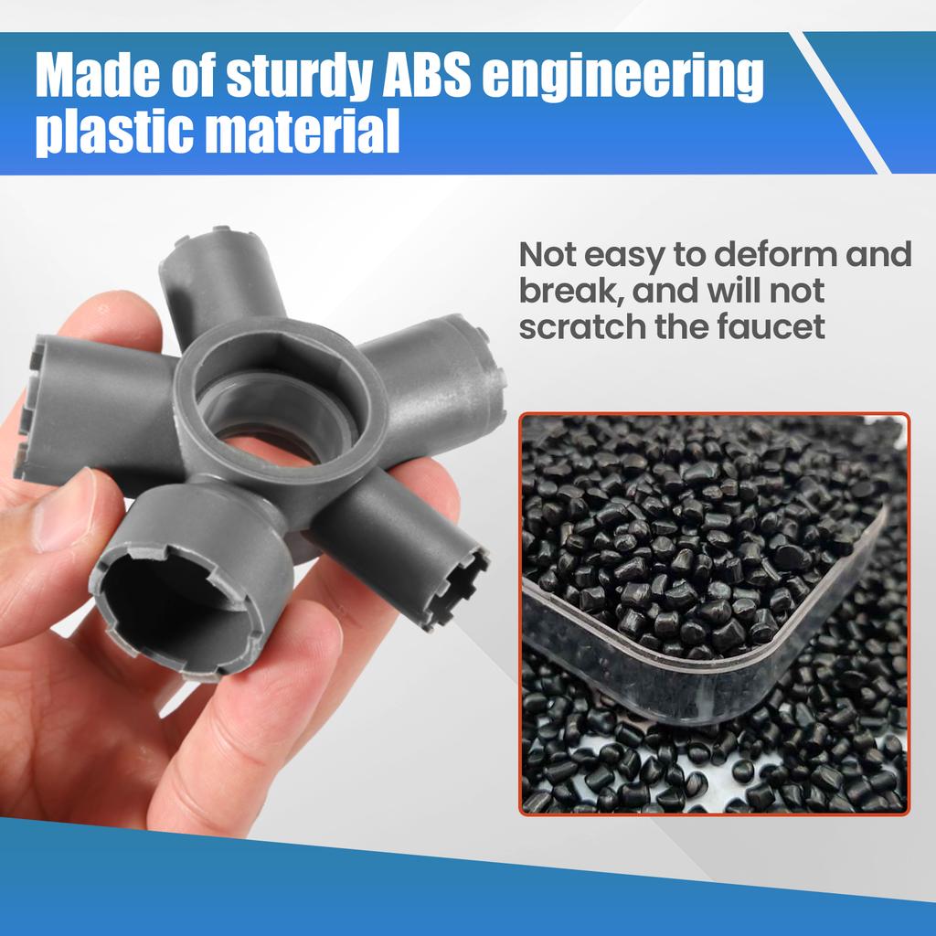 10 In 1 Faucet Aerators Removal Tool Faucet Aerator Key Multifunctional Bathroom Kitchen Plumbing Tap Removal Wrench Tools