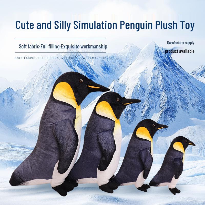 

Очаровательная плюшевая игрушка пингвина из Антарктики - Мягкая игрушка, подарок на день рождения для девочек 35cm 0.3kg