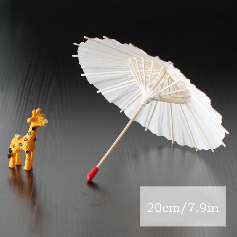 White Umbrella Bridal Cosplay DIY Craft Photo Prop Wedding Paper Party Decor