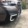 Front Fog Light Lamp Cover Trim For Subaru Outback    Carbon Fiber Car Foglight Eyebrow Eyelid Trims Accessories