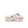 Crocs Classic Platform Clog Marshmallow MH Plan Comfortable & Versatile Stylish Accessories Hole Shoes Women's Pink