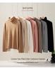Women's High Neck Loose Fit 100% Pure Cashmere Sweater - Warm Knit Pullover