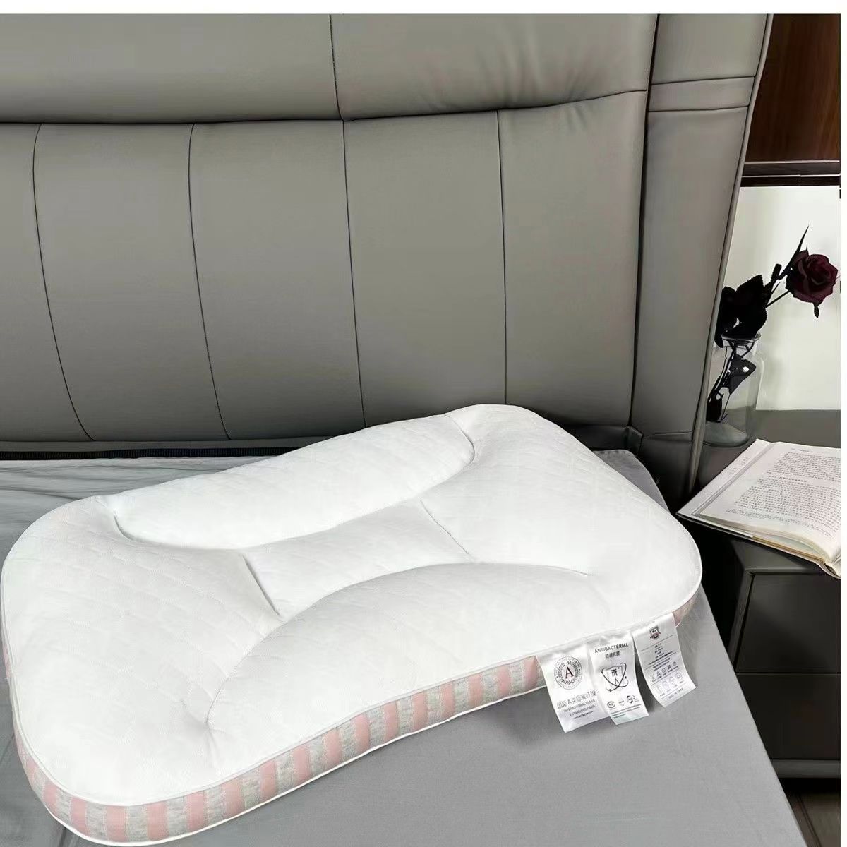 Новая пара подушек для шеи SAP Core для 2 взрослых одна домашняя дышащая трикотажная подушка Core 2958₽