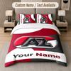 Custom Bedding Set AZ Alkmaar Pattern, Print Name Text 1 Duvet Cover plus 2 Pillowcases Home Textile