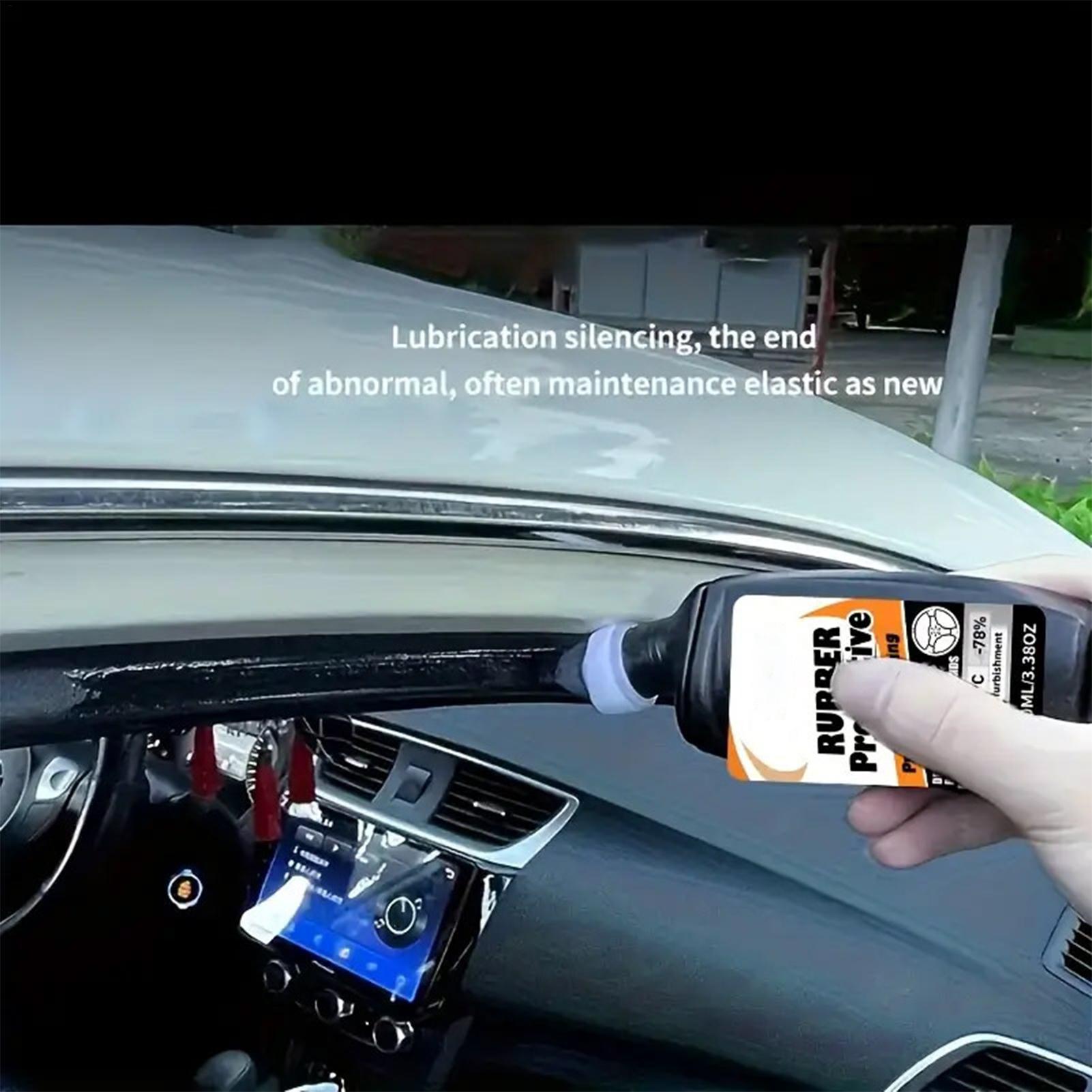 Black Trim Restorer 100ml Long Lasting Quick Liquid Car Rubber Trim Restorer For Care Polishing Washing Vehicle Convertible CHINA