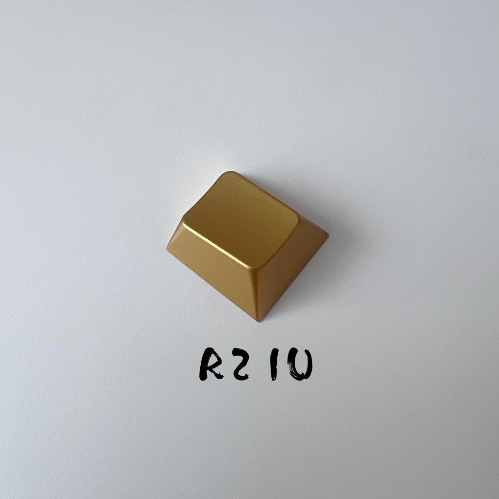 Uncarved Metal Keycaps Custom Single Keycaps R1/R2/R3/R4 Cherry Profile 1.25U 1.5U Keycaps for Mechanical Keyboards Gifts