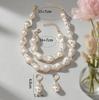 Baroque Pearl Choker, Bracelet & Earrings Set