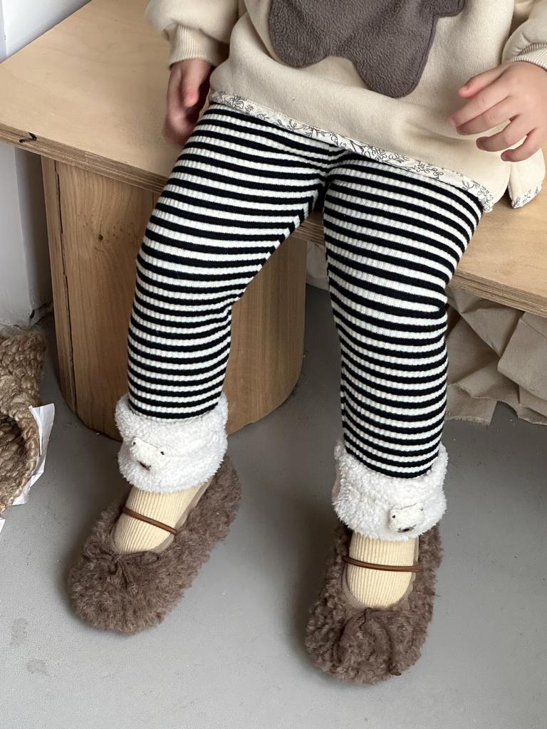 Children's winter thickened sweater new children's clothing baby warm clothing girls velvet bear suit