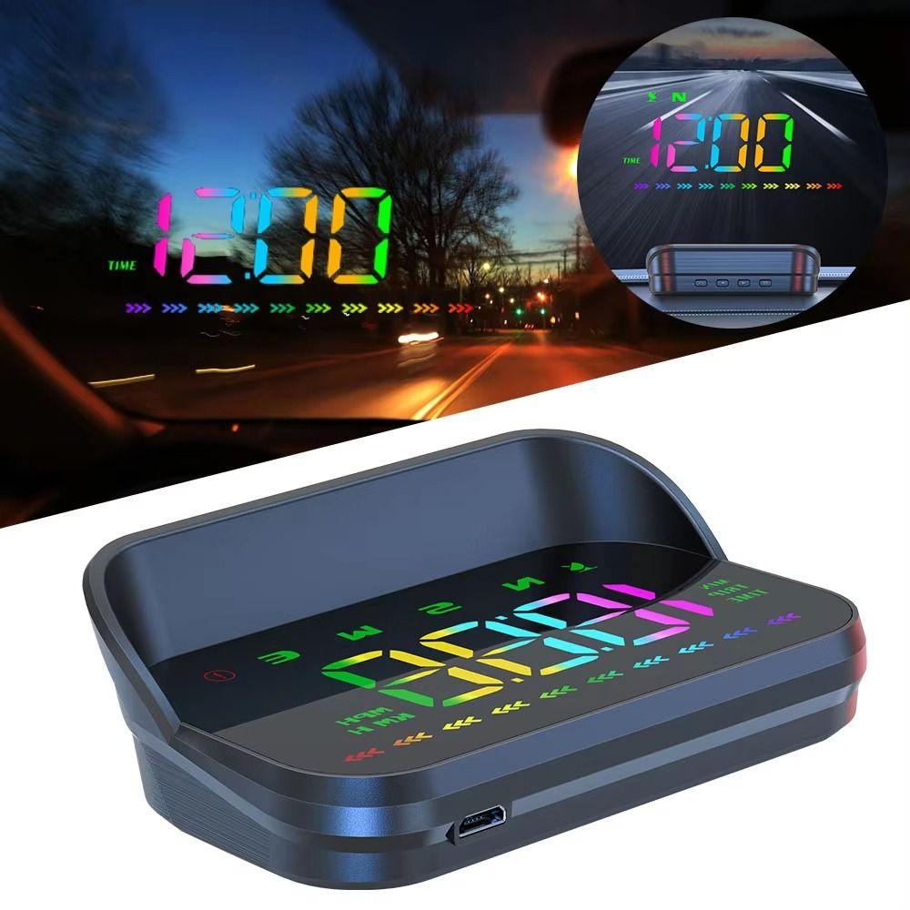 Universal Car Head Up Display HUD GPS Digital Speedometer Windshield Projector  Car Digital