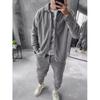 Men's Thick and Warm Two-piece Set Fashionable Sportswear and Casual Wear Workout Set Men's Clothing Men's Sports Set
