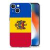 Capa de Celular Para iPhone 17 Air Cases iPhone 16 15 12 13 14 Pro Max SE 7 8 Plus iPhone11 Capa Macia Transparente Bandeira da Moldávia
