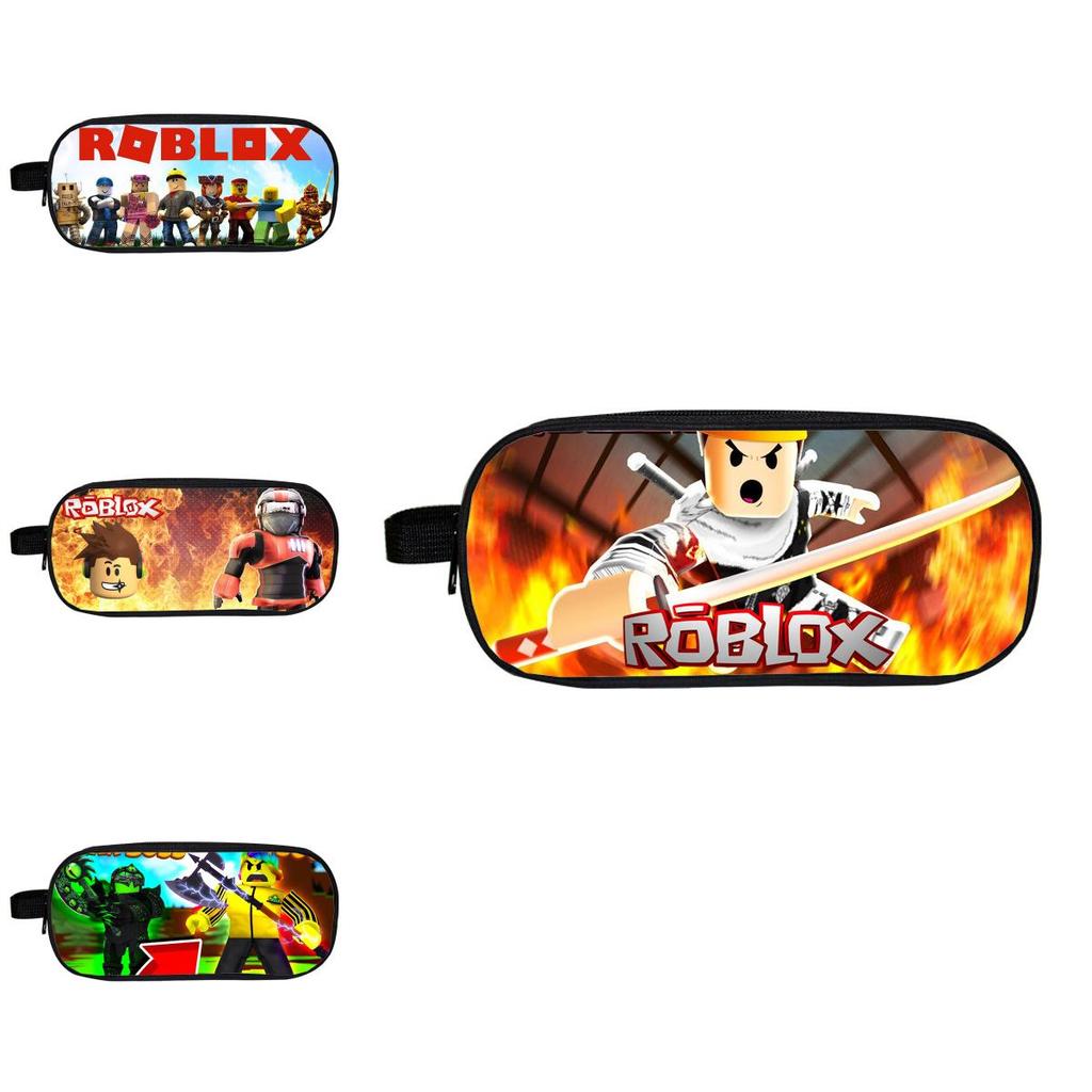 Roblox Cartoon Pencil Case For Boys And Girls With Durable Material**