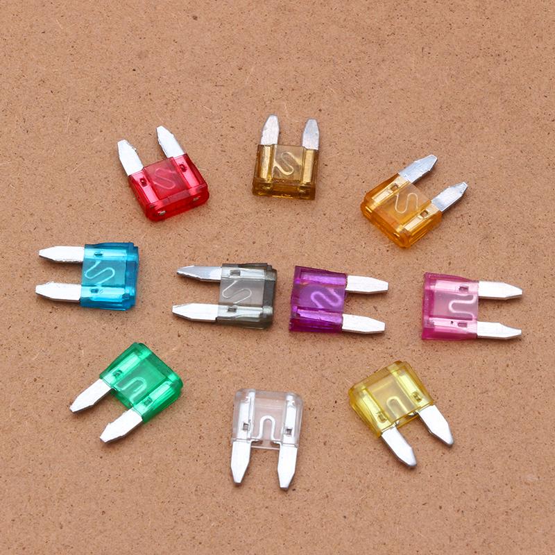 100/200Pcs Car Blade Fuse Assortment Kit Auto Truck Automotive Medium Small Sizes Mixed Motorcycle Circuit Fuse With Box 2A-35A Fuse Holders1