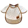 Baby Kids Waterproof Bibs Cute Rabbit Ears Decor Anti-dirty Apron Cover Smock for Saliva Eating Feeding Baking Art Painting